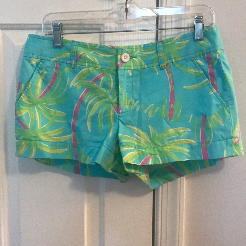 Lily Pulitzer palm tree shorts
